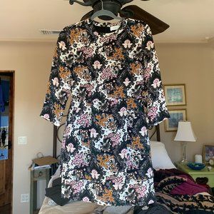 A.L.C. Long-Sleeve patterned dress